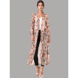 all about you Women Floral Printed Longline Open Front Shrug-picture-25