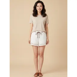 all about you Women Loose Fit High-Rise Shorts-picture-10