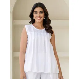 all about you Women Pure Cotton Peplum Top-picture-13