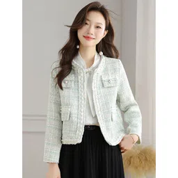 all about you Women Round Neck Front Open Overcoat-picture-27