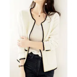 all about you Women Round Neck Front-Open Sweater-picture-28