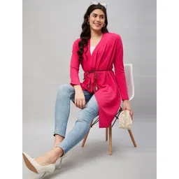 all about you Women Tie-Up Shrug image 5