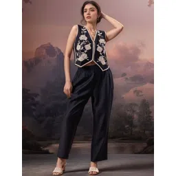 all about you Women V-Neck & Sleeveless Vest Top With Trouser Co-Ords-picture-18