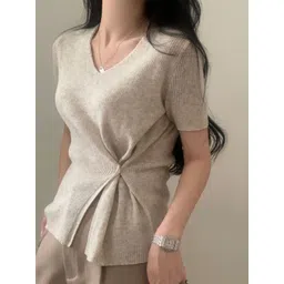 all about you Women V-Neck Pullover-picture-35