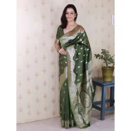 all about you Woven Design Zari Banarasi Saree-picture-22