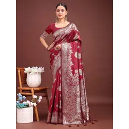 all about you Woven Design Zari Banarasi Saree-picture-18