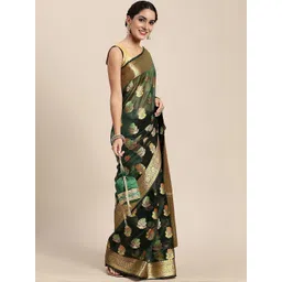 all about you Woven Design Zari Handloom Banarasi Saree-picture-41