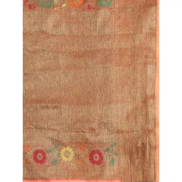 all about you Woven Design Zari Organza Handloom Banarasi Saree image 3