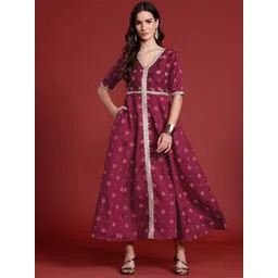 all about you Zari Detail A-line Maxi Dress-picture-11