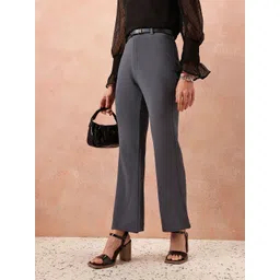 All About You Formals Women High-Rise Bootcut Trousers-picture-29