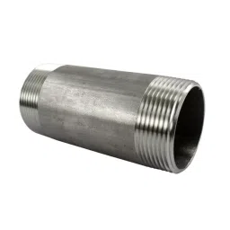 All India Steel and Engg Silver Barrel Nipple NPT Thread 15NB 12.7 mm(1/2Inch)-picture-47