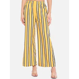 ALL WAYS YOU Women Striped Straight Palazzos-picture-22