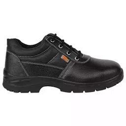 Allen Cooper Double Duty Safety Shoes Steel Toe Low Ankle PU Sole Size 10 UK/India Black, AS-7075-picture-45