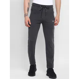 Allen Cooper Men Grey Antimicrobial Relaxed Fit Polyester Track Pants-picture-15