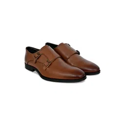 Allen Cooper Men Leather Formal Monk Shoes-picture-36
