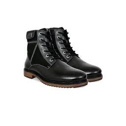 Allen Cooper Men Leather Regular Boots-picture-12