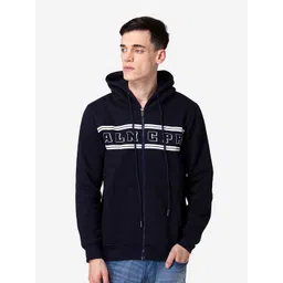 Allen Cooper Men Printed Hooded Sweatshirt-image-33