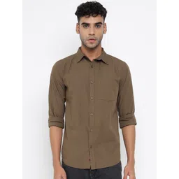 Allen Cooper Men Slim Fit Opaque Casual Shirt image 1