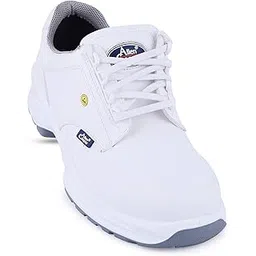 Allen Cooper Men's AC-1443-WHITE-06 Washable Safety Shoe for Food, Pharmaceutical Industry and Hospitals, Animal Free Microfibre Upper, White, Size 6-picture-31