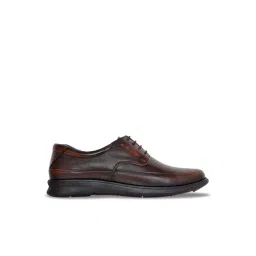 Allen Cooper Men's Brown Derby Shoes-picture-13