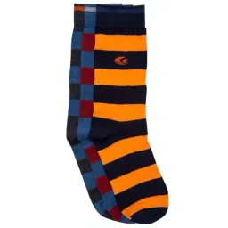 Allen Cooper Multicolor Striped Socks - Pack of 3-picture-40