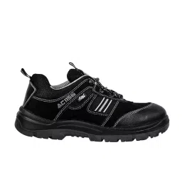 Allen Cooper Special Edition Steel Toe Safety Shoes Low Ankle PU Sole Size 10 UK/India Black, AC-1156 image 1