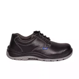 Allen Cooper Steel Toe Safety Shoes Low Ankle Antistatic PU Sole Size 8 UK/India Black & Grey, AC-1102-picture-34