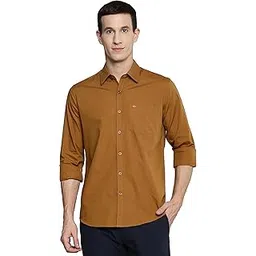Solid Shirts for Men – 100% Cotton Comfort Fit Casual and Formal Shirt – Breathable, Soft, Classic Style (Multiple Colors)-image-39