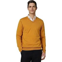 allen solly Acrylic Blend Men V Neck Sweater-picture-25