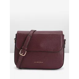 Allen Solly Animal Textured Structured Sling Bag-picture-29