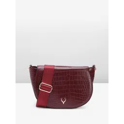 Allen Solly Animal Textured Structured Sling Bag-picture-30