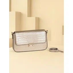 Allen Solly Beige Animal Effect Handbag-picture-16