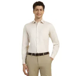 Allen Solly Beige Cotton Regular Fit Shirt-picture-17