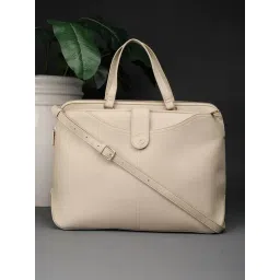 Allen Solly Beige Logo Handbag-picture-21