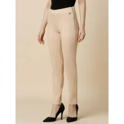 Allen Solly Beige Mid Rise Leggings image 3