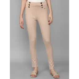 Allen Solly Beige Mid Rise Pants-picture-18