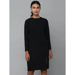 Allen Solly Black A-line Dress-picture-22