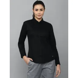 Allen Solly Black Cotton Formal Shirt-picture-31