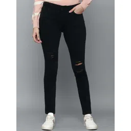 Allen Solly Black Cotton Mid Rise Jeans-picture-34