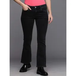 Allen Solly Black Cotton Mid Rise Jeans-picture-31