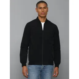 Allen Solly Black Cotton Regular Fit Jacket-picture-45