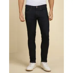 Allen Solly Black Cotton Slim Fit Jeans-picture-37