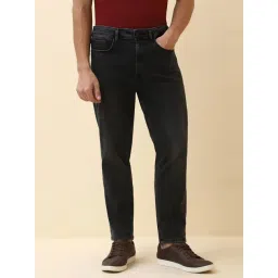 Allen Solly Black Cotton Slim Fit Jeans-picture-46
