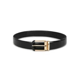 Allen Solly Black Leather Textured Casual Belt for Men-picture-18