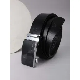 Allen Solly Black Leather Textured Formal Belt-picture-37