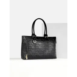 Allen Solly Black Logo Tote-picture-26