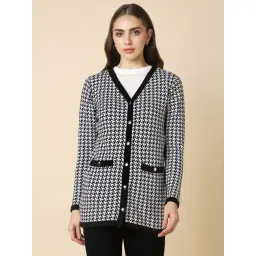 Allen Solly Black Printed Cardigan-picture-36