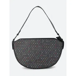 Allen Solly Black Printed Medium Handbag-picture-32