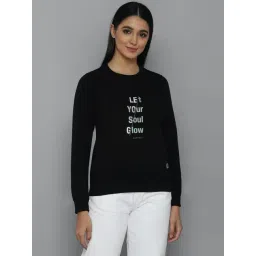 Allen Solly Black Printed Sweatshirt-picture-45