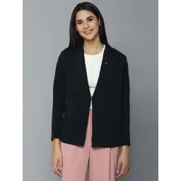 Allen Solly Black Regular Fit Blazer-picture-41